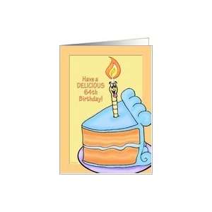  Tasty Cake Humorous 64th Birthday Card Card Toys & Games