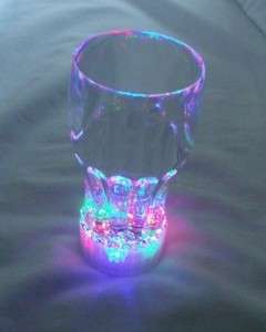   Color Flashing LED Light Up Drinking Glasses Blinking Party Supply