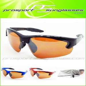 Blue Blocker Sunglasses HD High Definition Sport Golf Driving Running 