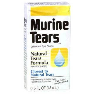 Murine Tears Lubricant Eye Drops, Natural Tears Formula, 0.5 fl oz (15 
