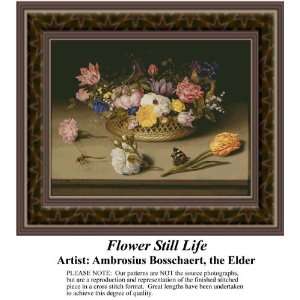  Flower Still Life, Cross Stitch Pattern PDF Download 
