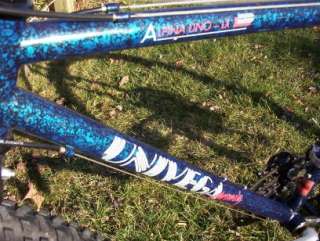   Alpina Uno LX Mountain Bike Blue Chromoly Frame Very Good, Shimano