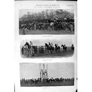 1900 Derby November Horse Racing Sport Stand Friary Nursery Plate 