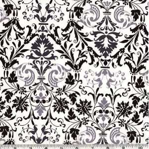   Old World Black/White Fabric By The Yard Arts, Crafts & Sewing