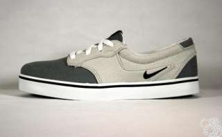   Canvas Cool Grey / Black / White Men Skate Shoes New Sneakers  