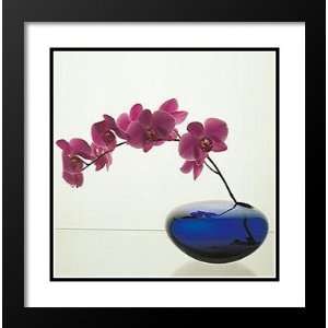Robert Mapplethorpe Framed and Double Matted Art 25x29 Orchids, 1985
