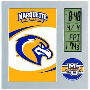  NCAA Marquette Golden Eagles Digital Desk Clock: Sports 
