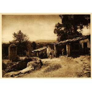  1925 Street San Esteban Mexico Hugo Brehme Photogravure 