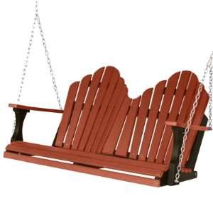  Cozi Back Double Porch Swing   18 colors available Patio 