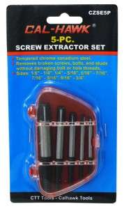 Pc Screw Extractor Set REMOVES BROKEN SCREWS BOLTS  