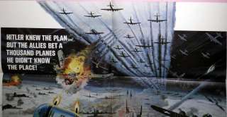  PLANE RAID original WW2 movie poster MILITARY AVATION BOMBERS  