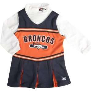  Denver Broncos Infant Long Sleeve Cheerleader Jumper 
