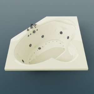 Curacao 60 x 60 x 23 Corner Air and Whirlpool Jetted Bathtub Color 