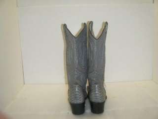 Ladies Tony Lama Snake Skin Boots sz 5.5C (#9838)  