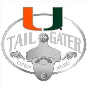  Miami Tailgater Bottle Opener Hitch Cover (41017) Sports 