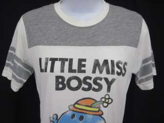 JUNK FOOD Little Miss Bossy Short Sleeve Shirt Top M  