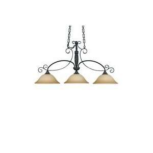  Quoizel MW343GO Meadowlark 23 Inch Island Chandelier With 