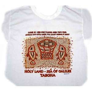 Loaves & Fish T Shirt (11 Colors Sizes S   XXL) From Jerusalem Israel
