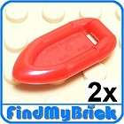 U157A x2 Lego Minifig Utensil Lifeguard Float   Red NEW