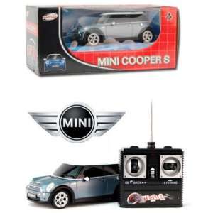  Mini Cooper S Remote Control Car 1:24 scale (blue): Toys 
