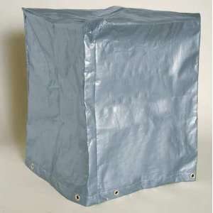 Tarp Tarp,5 Sided,24 x 24 x 24In,Silver/Black