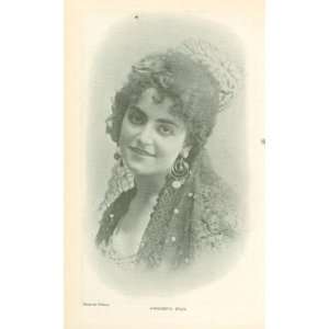  1898 Print Marguerite Sylva Opera Prima Donna Everything 
