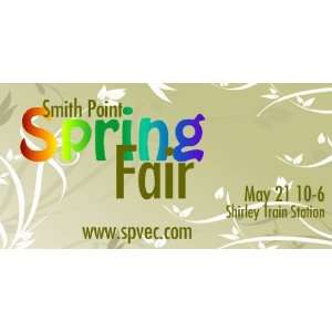  3x6 Vinyl Banner   Smith Point Spring Fair Everything 