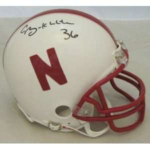 Correll Buckhalter Autographed/Hand Signed Nebraska Cornhuskers Mini 