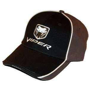   Dodge Viper Cotton / Twill Two tone (Black/Charcoal) Hat: Automotive