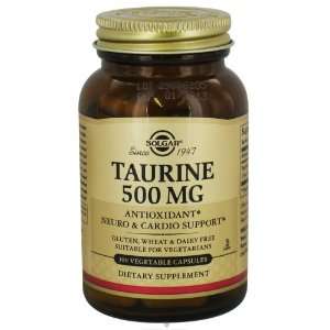    Solgar Taurine 500mg 100 Vegetable Capsules