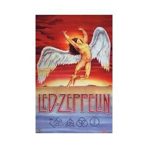  Led Zeppelin   Swan Song, Wall Poster, 23.5x35.5 [Kitchen 