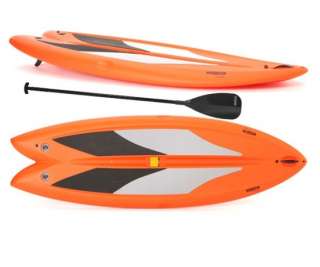   Freestyle Plastic Paddleboard, Surf Board w/ Paddle (90212   Orange