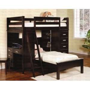   Finish Workstation Bunk bed Coaster Bunk Beds: Furniture & Decor
