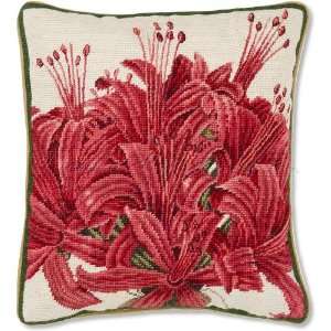  Red Amaryllis Pillow