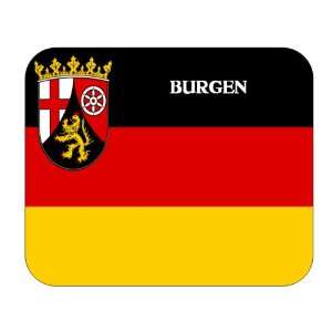    Palatinate (Rheinland Pfalz), Burgen Mouse Pad 