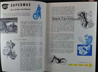 Original NSU Supermax Motorcycle Bike Color Brochure  