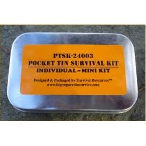    Pocket Tin Survival Kit by Survival Resources: Sports & Outdoors