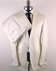   CC Collection Ivory 2Btn Tuxedo Suit 54 44 44R 42R NWT $2,495