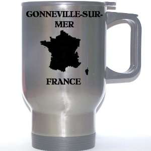  France   GONNEVILLE SUR MER Stainless Steel Mug 