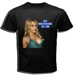 BRITTANY MURPHY TRIBUTE RIP T SHIRT WITH FREE MOUSEPAD  