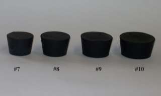 RUBBER STOPPERS   1 OF SIZE 10 with   