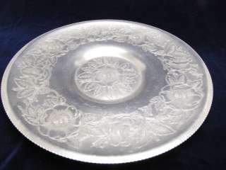 Vintage Handwrought Wilson Metal Co. Aluminum Platter  