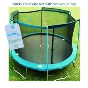  Upper Bounce Trampoline Enclosure Safety Net with Sleeves 
