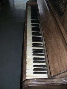 1800s Pease Upright Piano in playable condition  