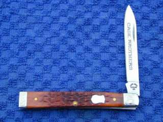 CASE BROTHERS XX DOCTOR SCROLLED MINT SET ENGRAVED KNIFE BADGE SHIELD 