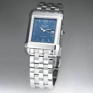 Emory University Mens Swiss Watch   Blue Quad Watch with Bracelet 