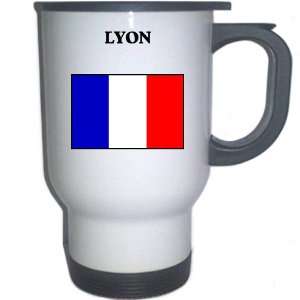 France   LYON White Stainless Steel Mug