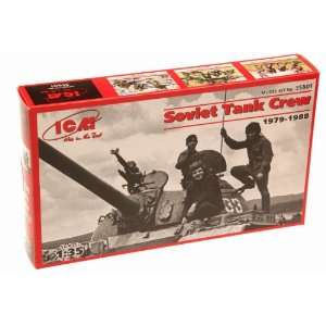    Soviet Tank Crew 1979 1988 (3) 1/35 ICM Models Toys & Games