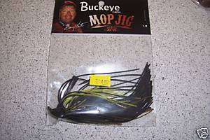 BUCKEYE LURES MOP JIG 1/2OZ DAVY HITE (TEXAS RED)  