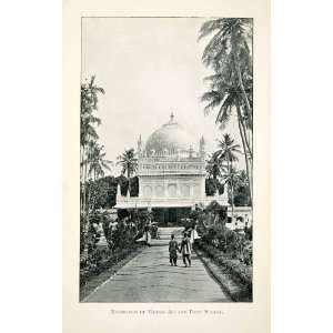  1906 Print Mausoleum Haidar Ali Tippu Sultan India Gumbaz 